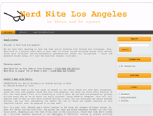 Tablet Screenshot of la.nerdnite.com