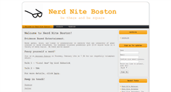 Desktop Screenshot of boston.nerdnite.com