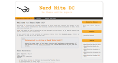 Desktop Screenshot of dc.nerdnite.com