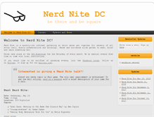 Tablet Screenshot of dc.nerdnite.com