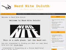 Tablet Screenshot of duluth.nerdnite.com